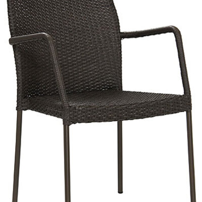 Stolica Angelica Jawa Brown Od PET Ratan Pruća