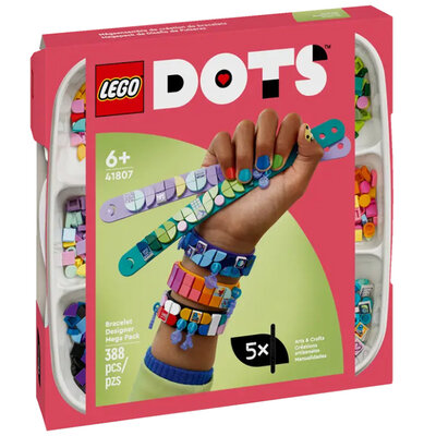 LEGO® DOTS Kocke Mega pakovanje za dizajniranje narukvica 41807