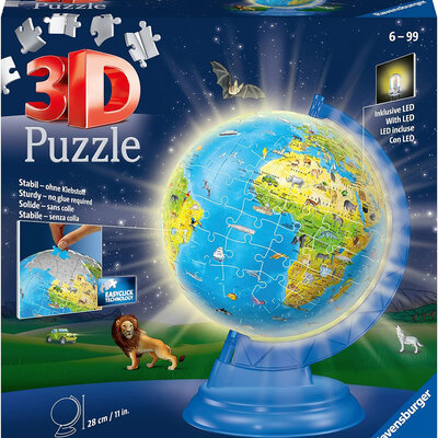 Ravensburger Globus faune od puzli sa svetlom 11288
