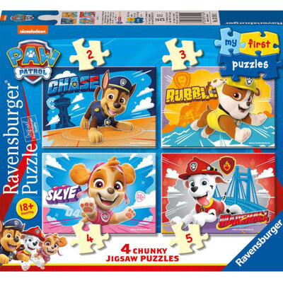 Ravensburger Moje prve puzle Patrolne šape 4u1 03154