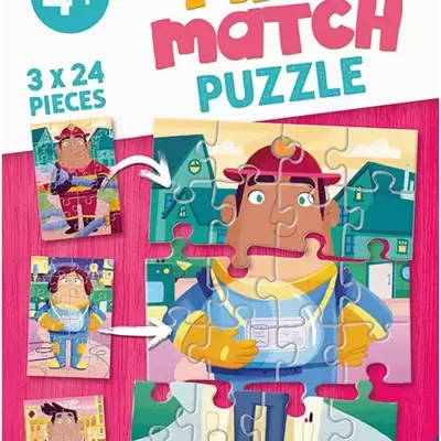 Ravensburger Slagalice 3x24 dela Mix and Match Zanimanja 05136