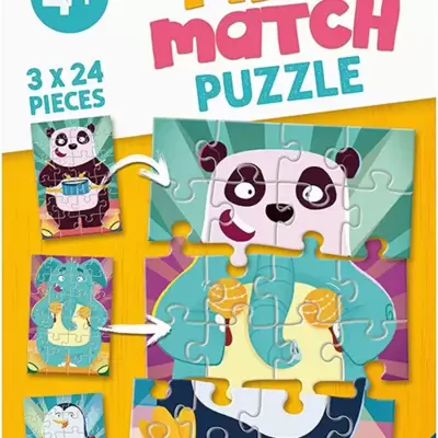 Ravensburger Slagalice 3x24 dela Mix and Match Divlje životinje 05137