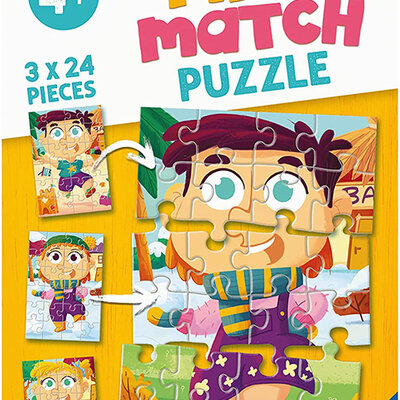 Ravensburger Slagalice 3x24 dela Mix and Match Garderoba 05196