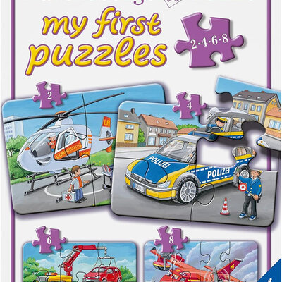 Ravensburger Moje prve puzle 4u1 Vozila za hitne intervencije 05631