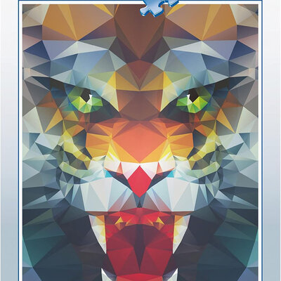 Ravensburger Puzzle slagalica Kaleidoskopski lav 500 delova 16984