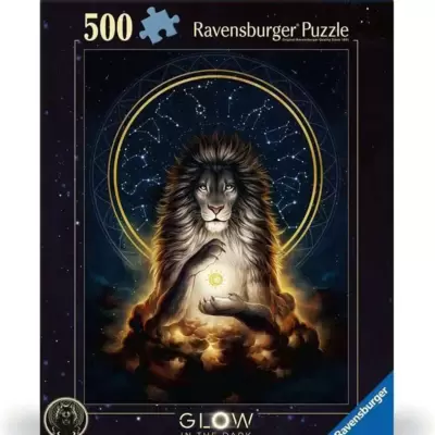 Ravensburger Star Line Puzzle Svetlosni lav - Slagalica koja svetli u mraku 500 delova  12000480