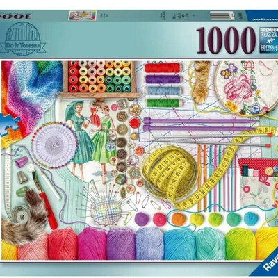 Puzzle slagalica 1000 delova Šivenje i pletenje Ravensburger 16191