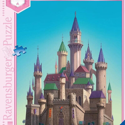 Puzzle slagalica 1000 delova Disney castle - Aurorin zamak - Limited edition Ravensburger 16495