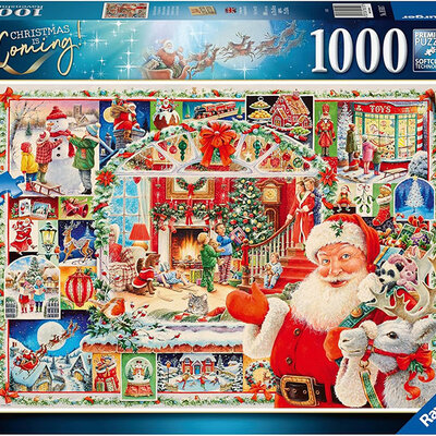 Puzzle slagalica 1000 komada Božić stiže! Ravensburger 16511