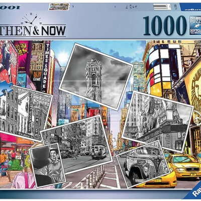Puzzle slagalica 1000 komada Nekad i sad - Tajms Skver Ravensburger 16569