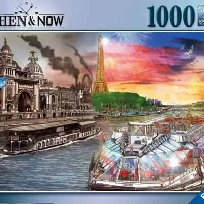 Puzzle slagalica 1000 komada Nekad i sad - Pariz Ravensburger 16571