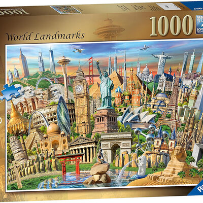 Puzzle slagalica 1000 delova Svetske znamenitosti Ravensburger 19798