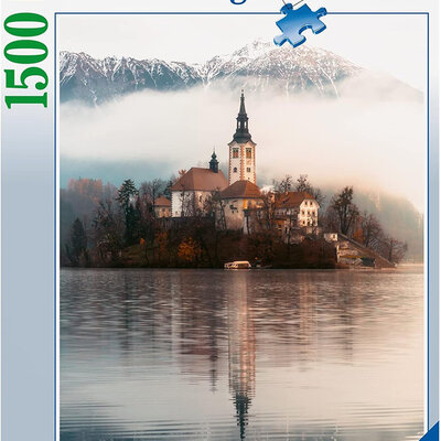 Ravensburger Puzzle slagalica Ostrvo želja Bled Slovenija 1500 delova 12000740