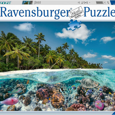 Puzzle slagalica za odrasle 2000 delova Ronjenje na Maldivima Ravensburger 17441