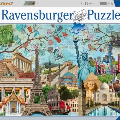 Ravensburger Puzzle slagalica za odrasle 5000 delova Kolaž velikih gradova 17118