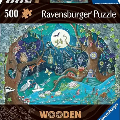 Drvene puzzle slagalica 500 delova za decu i odrasle Fantastična šuma Ravensburger 17516