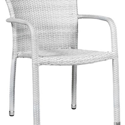 Stolica od Tehno Ratana Monaco White Wash