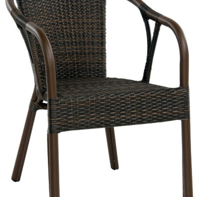 Fotelja od Bambusa i PP Ratana Royal 2 Antique Cooper