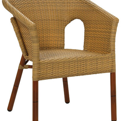 Stolica od Bambus i PP Ratana Royal 5 Deluxe Natural Flat Brown Bamboo