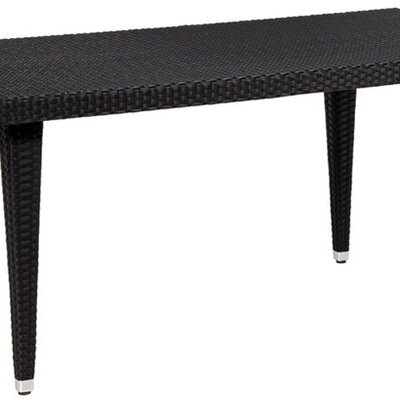 Trpezarijski Sto Havana 180 x 90 cm Sa Staklom Black 5 x 5