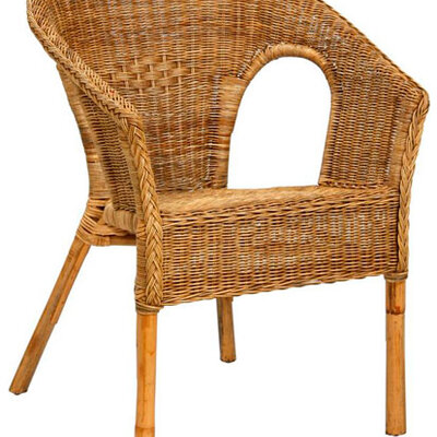 Fotelja od Prirodnog Ratana Fabion Natural Wash