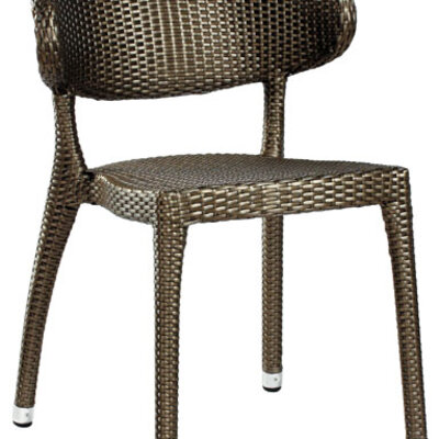 Stolica Od PP Ratana Prag Sidechair Pearl Black