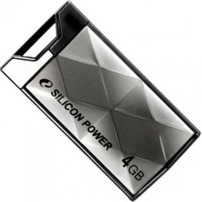 Silicon Power Flash Memorija 4GB USB 2.0 Touch 850 Titanium SP004GBUF2850V1T