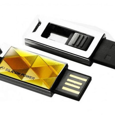 Silicon Power 16GB USB 2.0 Touch 850 Amber SP016GBUF2850V1A
