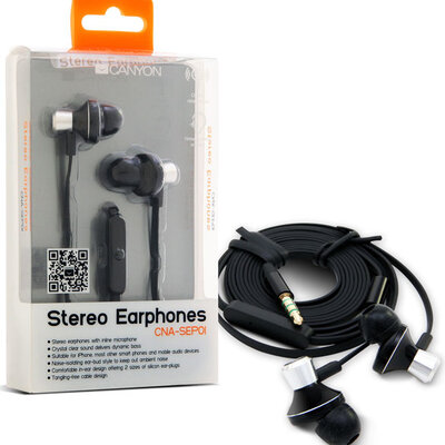 Smartphone slušalice sa mikrofonom Canyon CNA-SEP01B