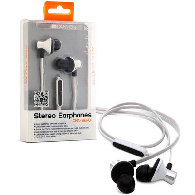Smartphone slušalice sa mikrofonom Canyon CNA-SEP01W