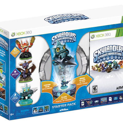 XBOX360 Skylanders Starter Pack (Game + Portal of Power + Trigger Happy + Spyro + Gill Grunt) 84151EF