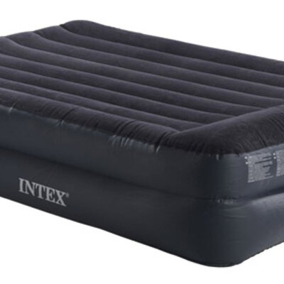 Intex Deluxe vazdušni krevet sa pumpom za naduvavanje 152x203x42