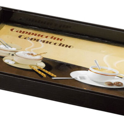 Poslužavnik Cappuccino 27x39 sa ručkom