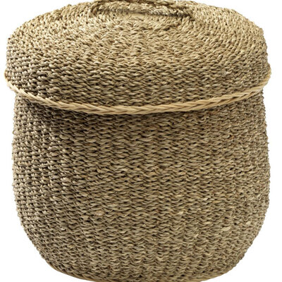 Pletena Korpa Sa Poklopcem manja