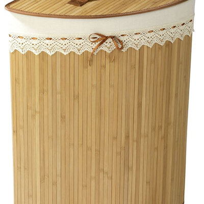 Ugaona Korpa Za Veš Od Bambusa Sebastian