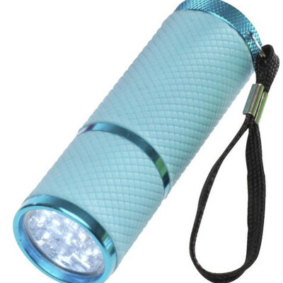 Baterijska lampa NEONA sa 9 LED dioda plava