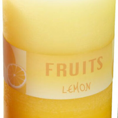 Mirišljava sveća Ø6xV10cm limun