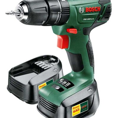 Akumulatorska bušilica odvrtač Bosch PSB 1800 LI-2 sa dva akumulatora 06039A3321