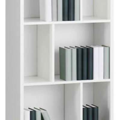 Polica Za Knjige Hive bela