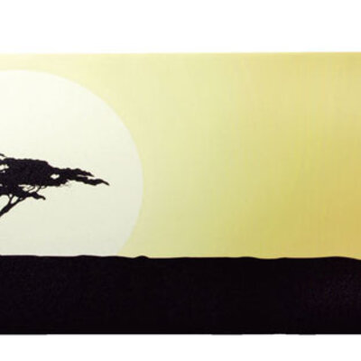 Štampana slika BANZA 40x90cm pejzaž - zalazak sunca