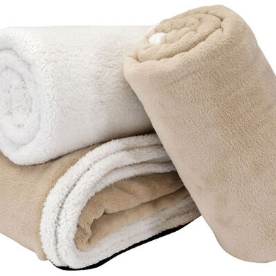 Ćebe 130x170cm imitacija jagnjeće kože