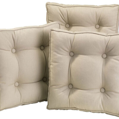 Futon jastuče za stolice ANNEBELL 40x40x5 boja peska 4 komada