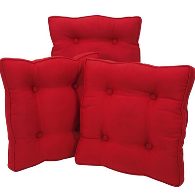 Futon jastuče za stolice ANNEBELL 40x40x5 crvena 4 komada