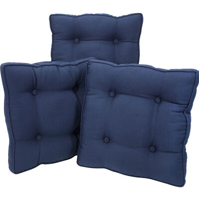 Futon jastuče za stolice ANNEBELL 40x40x5 plava 4 komada