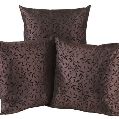 Ukrasni jastuk Dawn 50x50cm velur tamno braon 2 komada