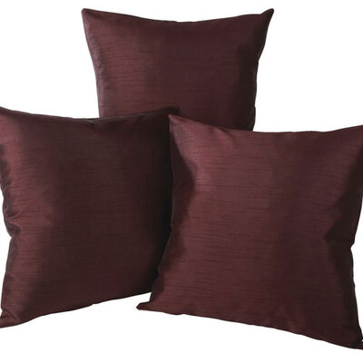 Ukrasna jastučnica (bez jastuka) Amica 40x40 šljiva 2 komada