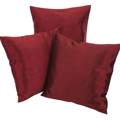 Ukrasna jastučnica (bez jastuka) Amica 40x40 bordo 2 komada