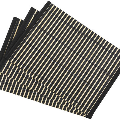 Stoni podmetači Gunna 33x45cm crna 4 komada