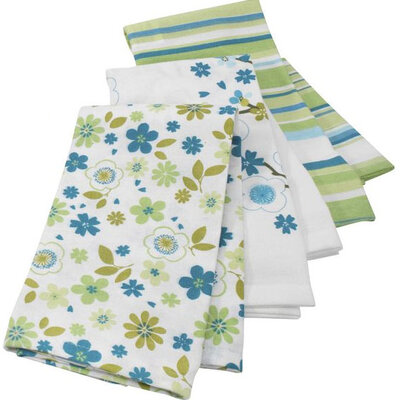 Kuhinjska krpa - set od 3 krpe Sakura 50x70cm zelena