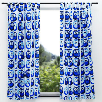 Dečija zavesa Unna 2x140x160cm plava